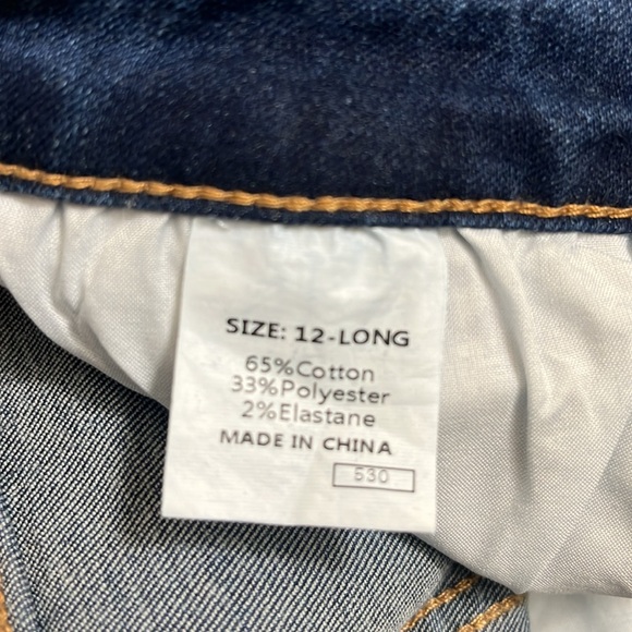 Sidefeel Classic Blue Raw Hem Jeans - Picture 8 of 9